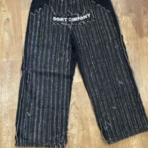 Sort baggy wide pants for men